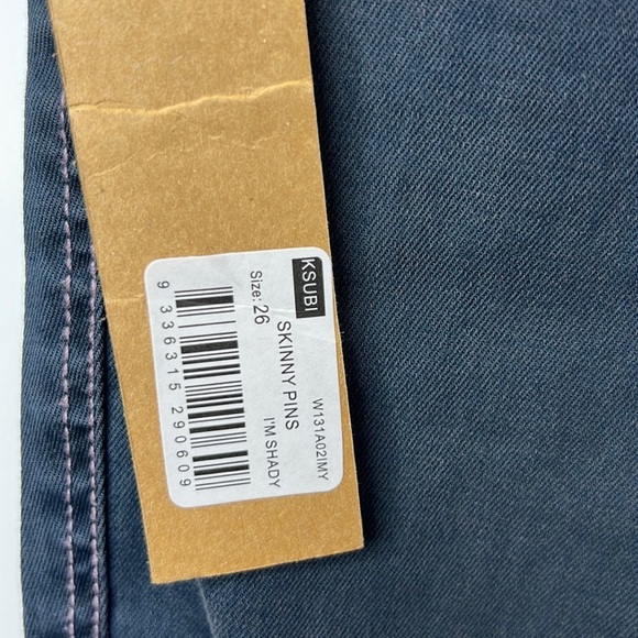 KUSBI NWT WOMEN’S SKINNY PINS I’M SHADY LOW RISE JEAN SZ 26 - Picture 5 of 9
